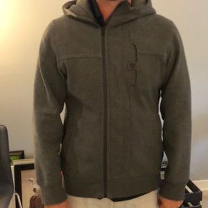 Men’s Grey Zip Hoodie